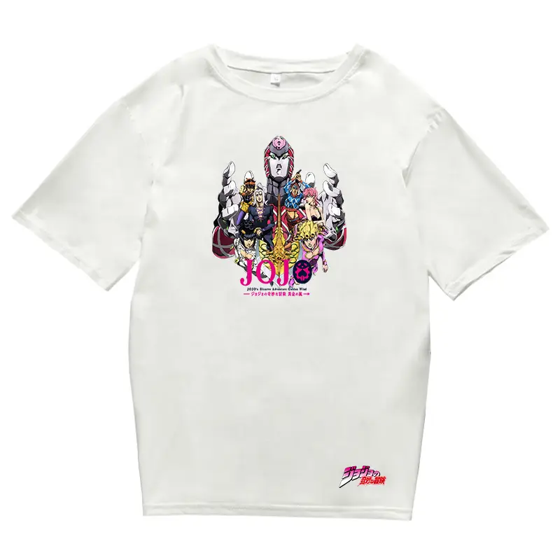 Anime Jojo T-Shirt Black Large Men Women - Image 8
