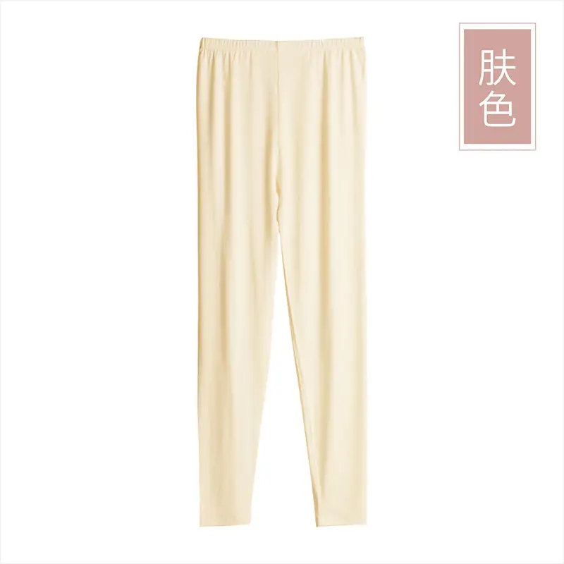 Women's Black Thin Body Cotton Pants Large Warm - Image 4