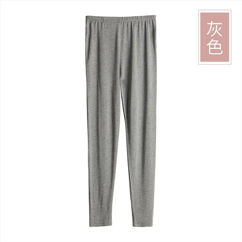 Women's Black Thin Body Cotton Pants Large Warm - Image 5