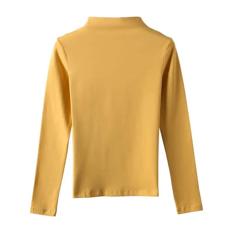 Women's Black Slim Fit Long Sleeve Shirt with White Crossbody Bag - Image 3
