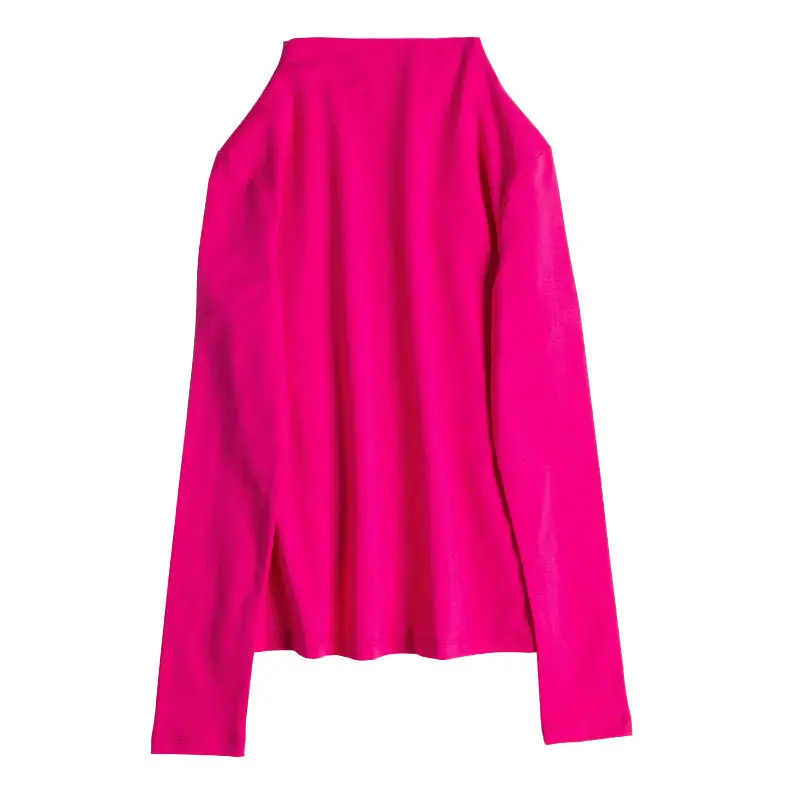 Women's Black Slim Fit Long Sleeve Shirt with White Crossbody Bag - Image 4