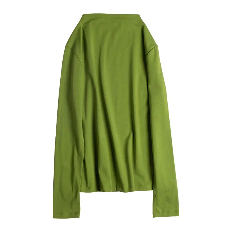 Women's Black Slim Fit Long Sleeve Shirt with White Crossbody Bag - Image 5