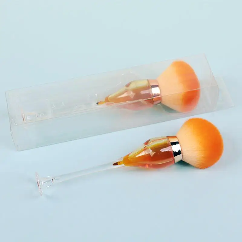 Transparent Red Wine Glass Makeup Brush 3-Color Fiber - Image 6