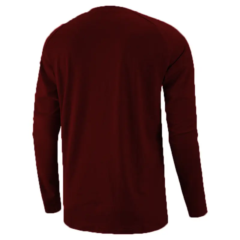 Men Long Sleeve Raglan T-Shirt Green Large — feature 15
