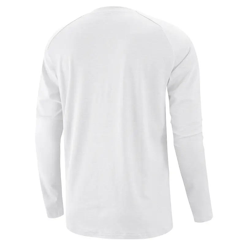 Men Long Sleeve Raglan T-Shirt Green Large — feature 18