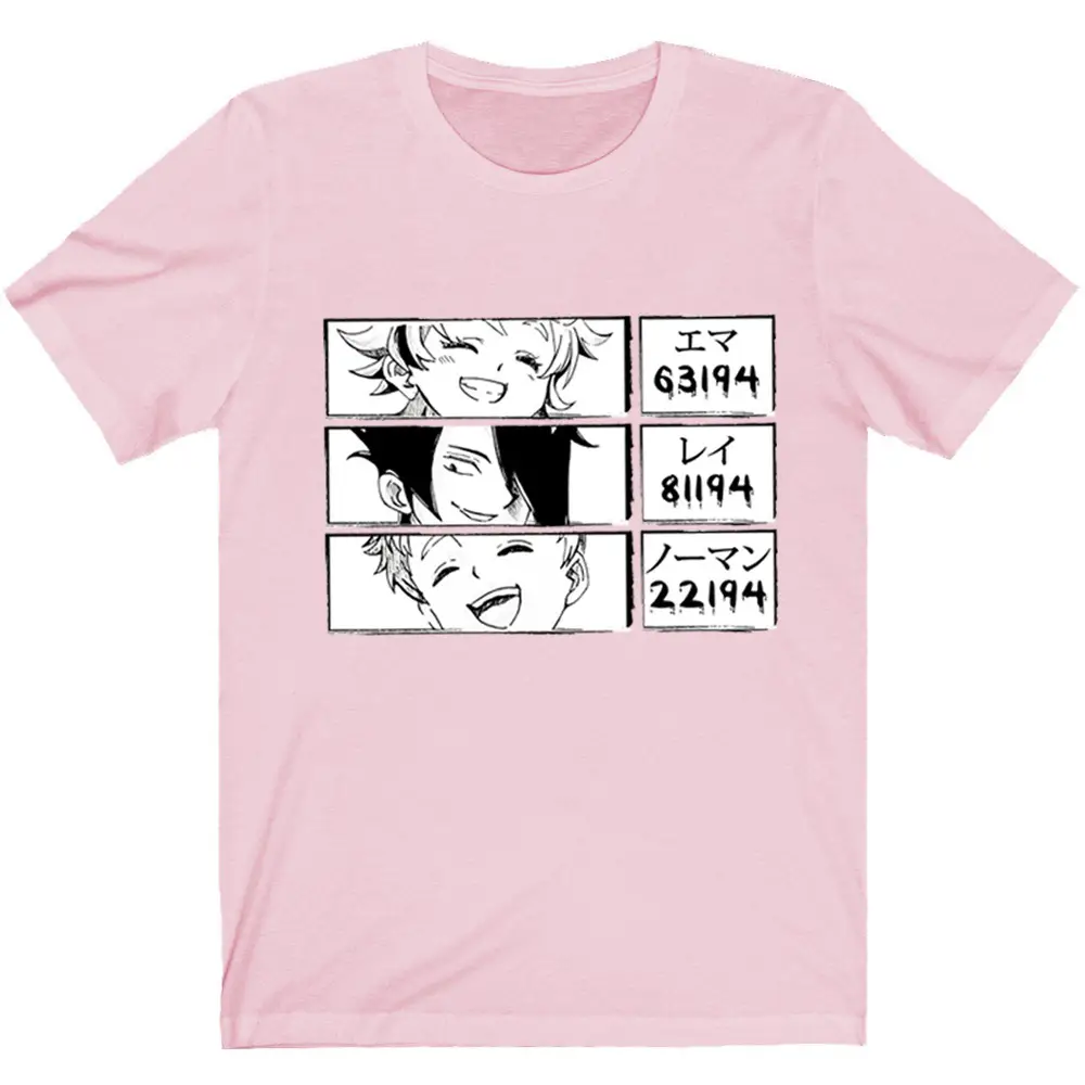 Men's Blue Promised Neverland Graphic T-Shirt Short Sleeve - Image 2