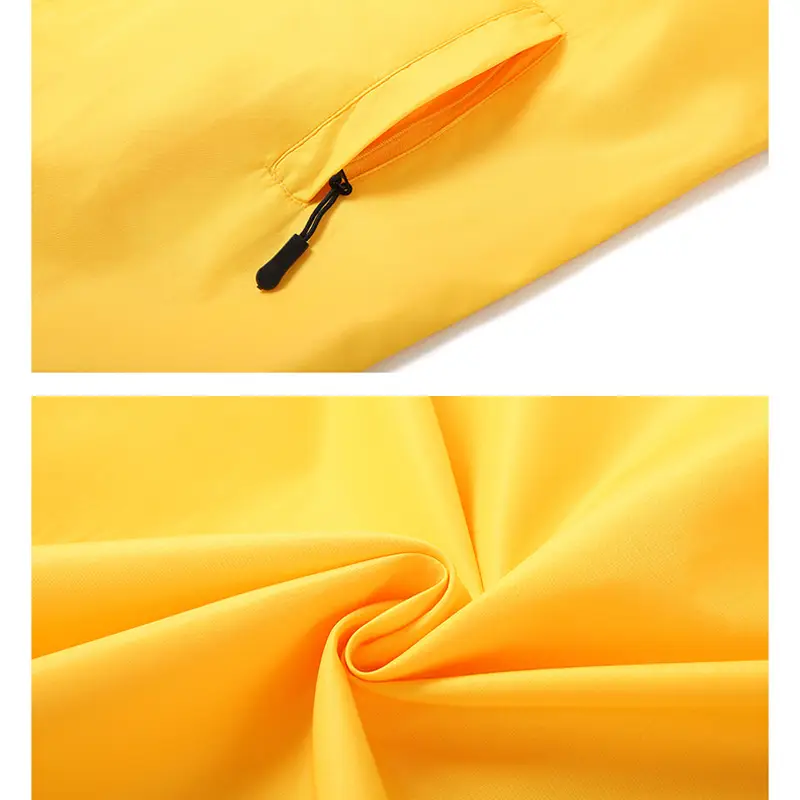 Blue Windproof Zipper Hooded Workwear Jacket for Sales Staff - Image 12