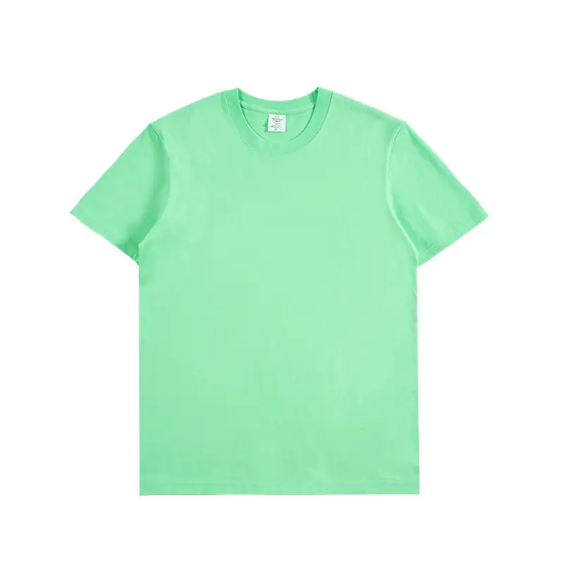 2021 Cotton Round Neck T-Shirt Rose Pink