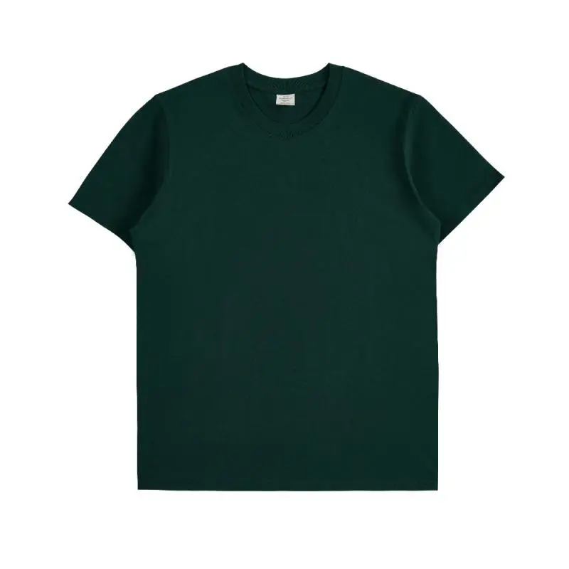 2021 Cotton Round Neck T-Shirt Rose Pink