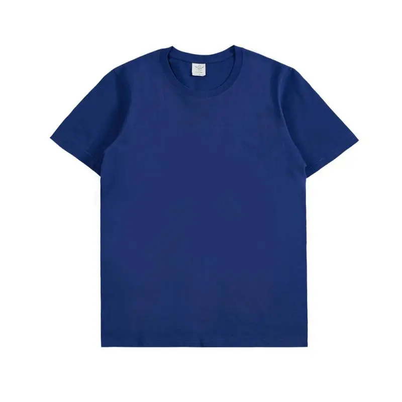 2021 Cotton Round Neck T-Shirt Rose Pink