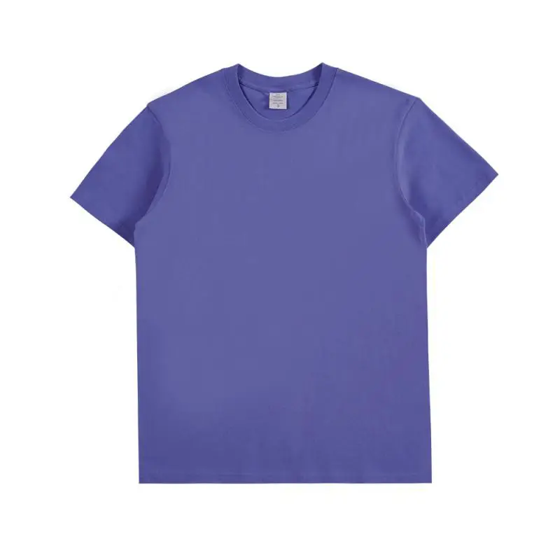 2021 Cotton Round Neck T-Shirt Rose Pink