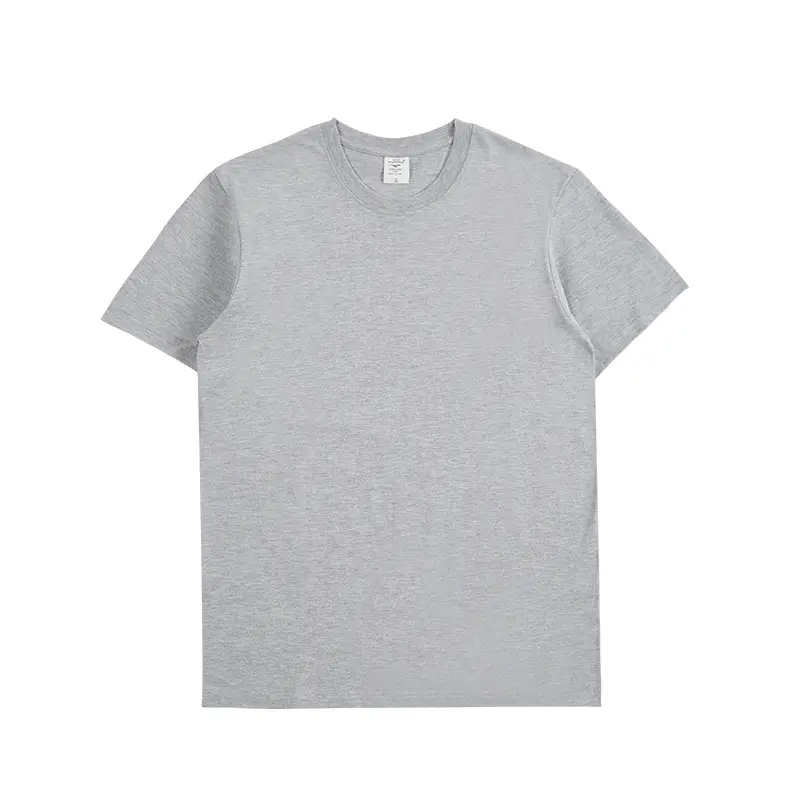 2021 Cotton Round Neck T-Shirt Rose Pink