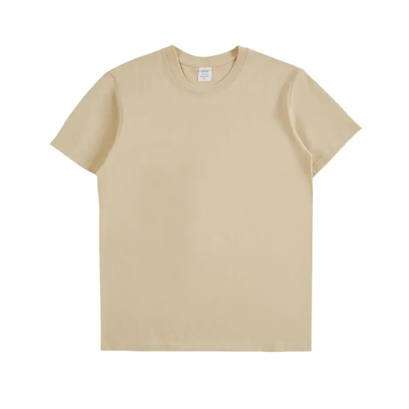 2021 Cotton Round Neck T-Shirt Rose Pink