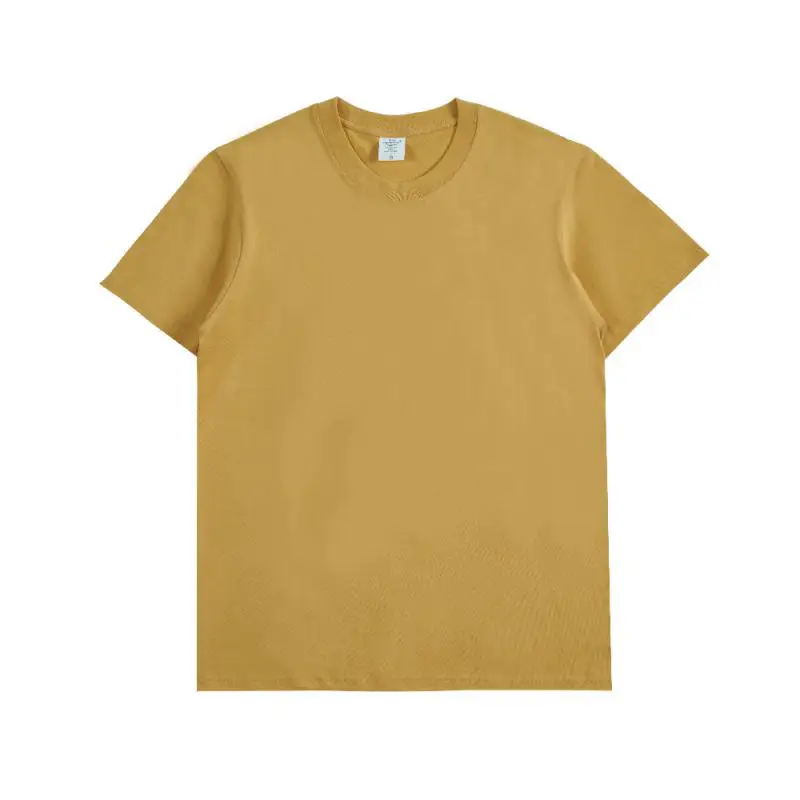 2021 Cotton Round Neck T-Shirt Rose Pink