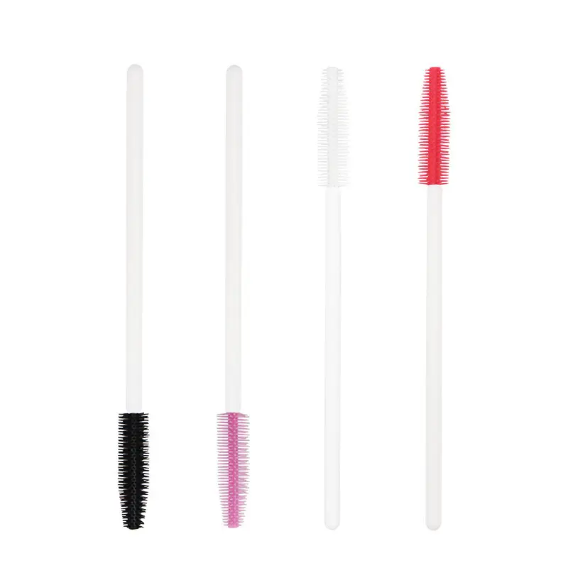 Disposable Silicone Eyelash Brush Set Green White - Image 11