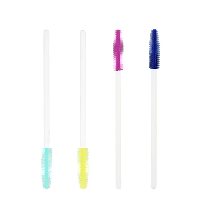 Disposable Silicone Eyelash Brush Set Green White - Image 12