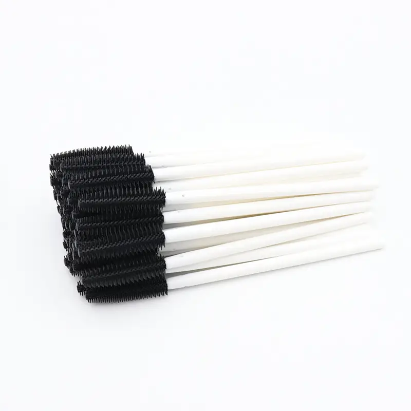 Disposable Silicone Eyelash Brush Set Green White - Image 5