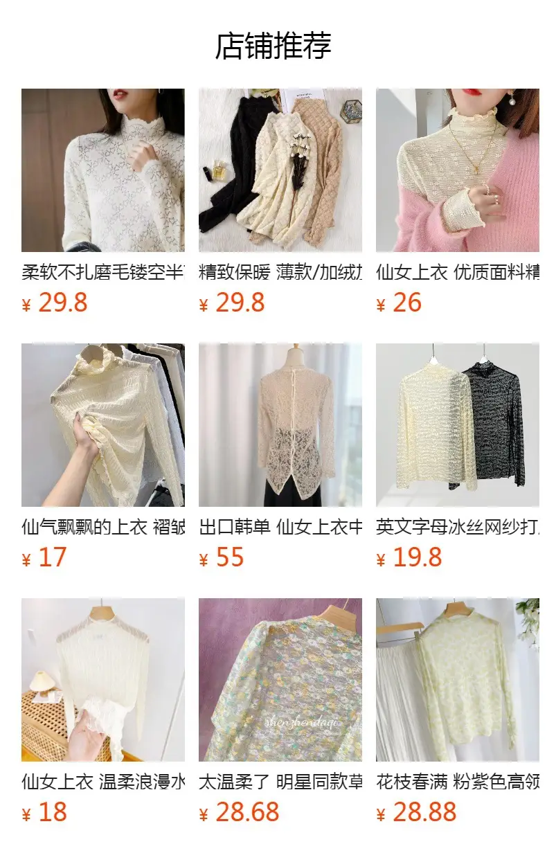 Lace Long Sleeve Turtleneck Top for Women — feature 1