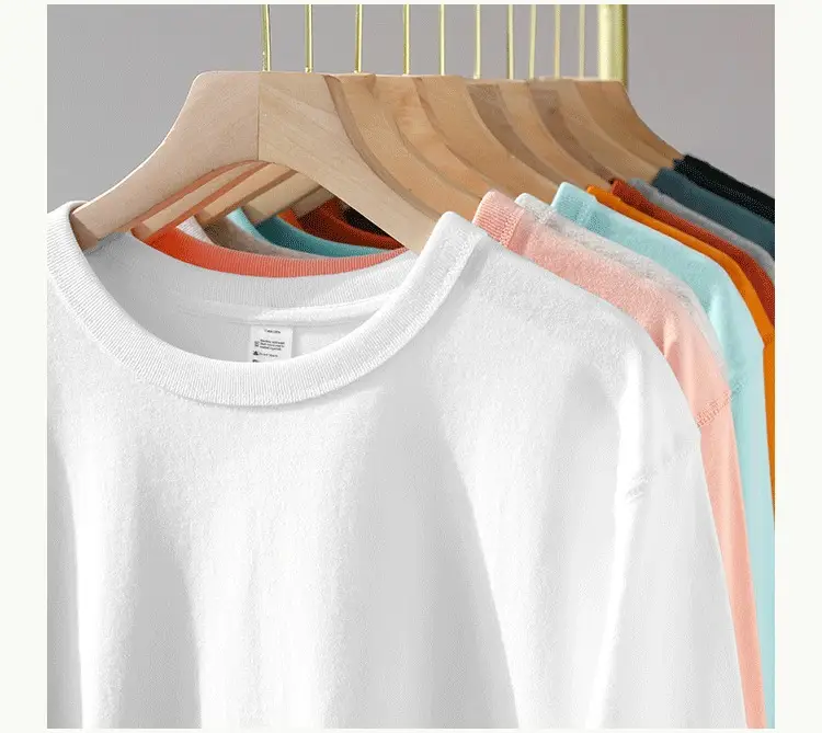 Men's Grey Long Sleeve Cotton T-Shirt 320g — feature 6