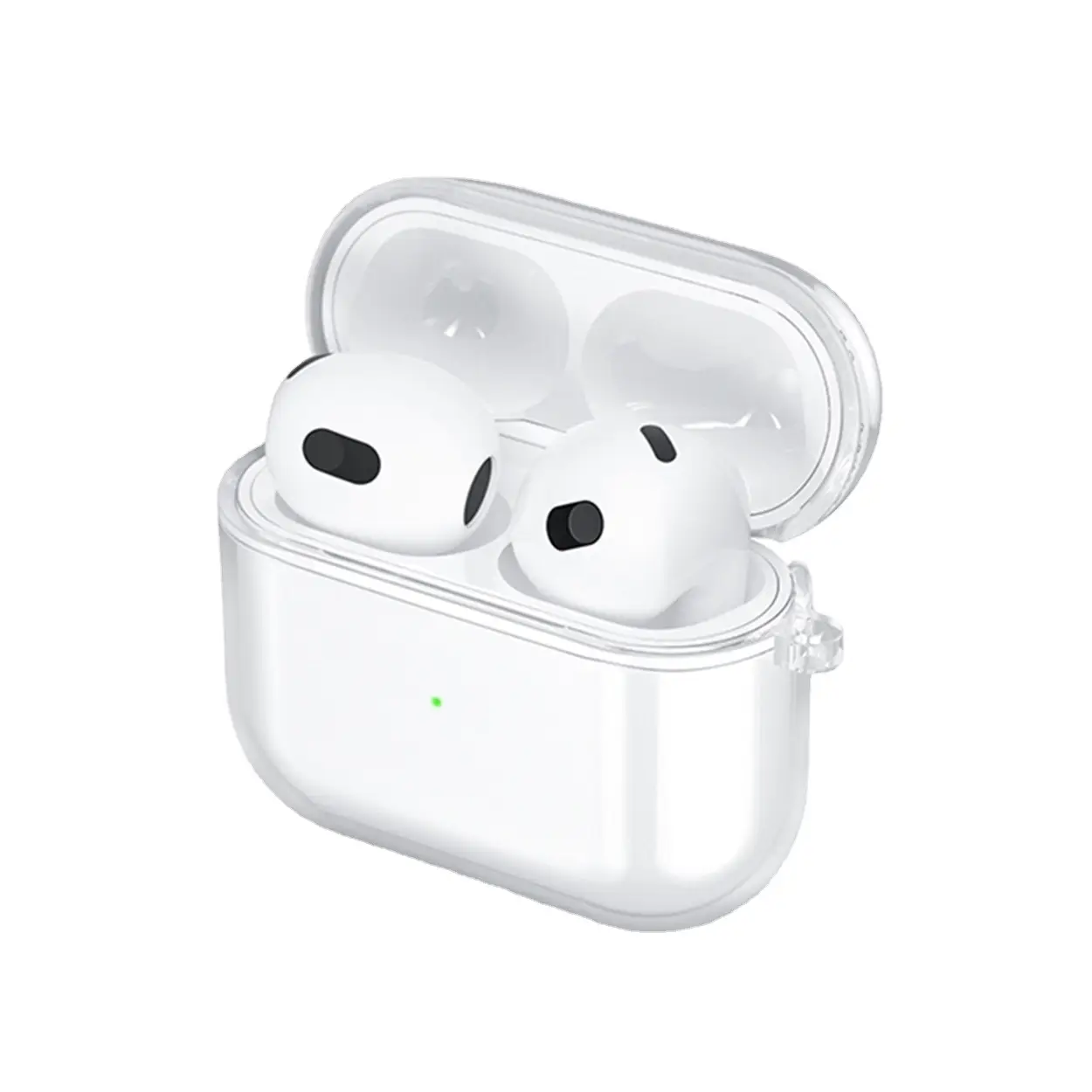 All-In-One Anti-Fall AirPods Case Purple TPU - Image 11