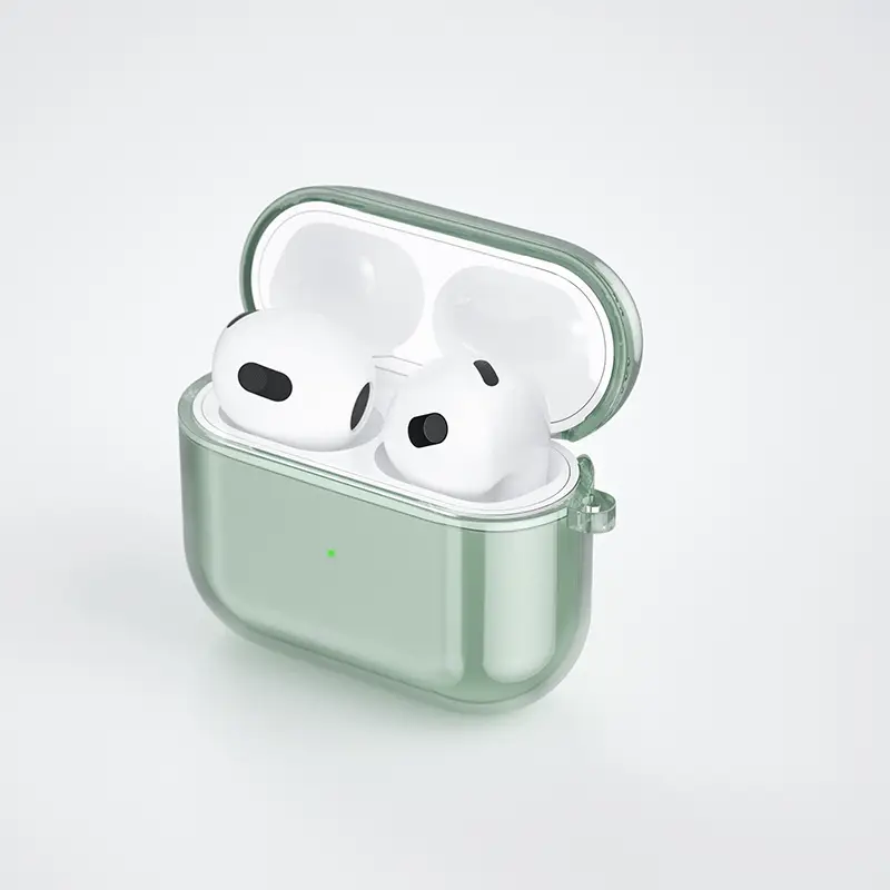 All-In-One Anti-Fall AirPods Case Purple TPU — feature 12