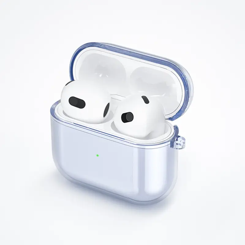 All-In-One Anti-Fall AirPods Case Purple TPU - Image 5