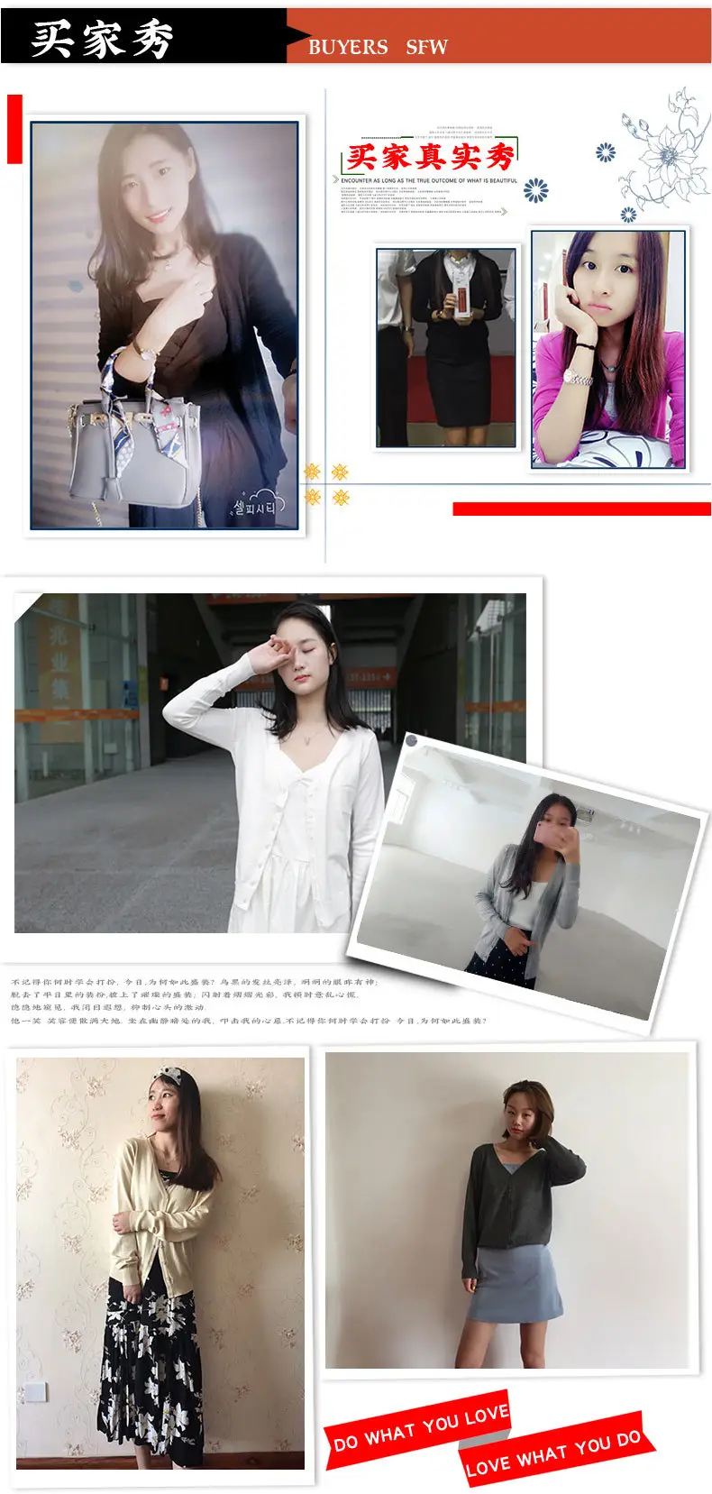 Women Blue Long Sleeve Knitted Cardigan Large — feature 2