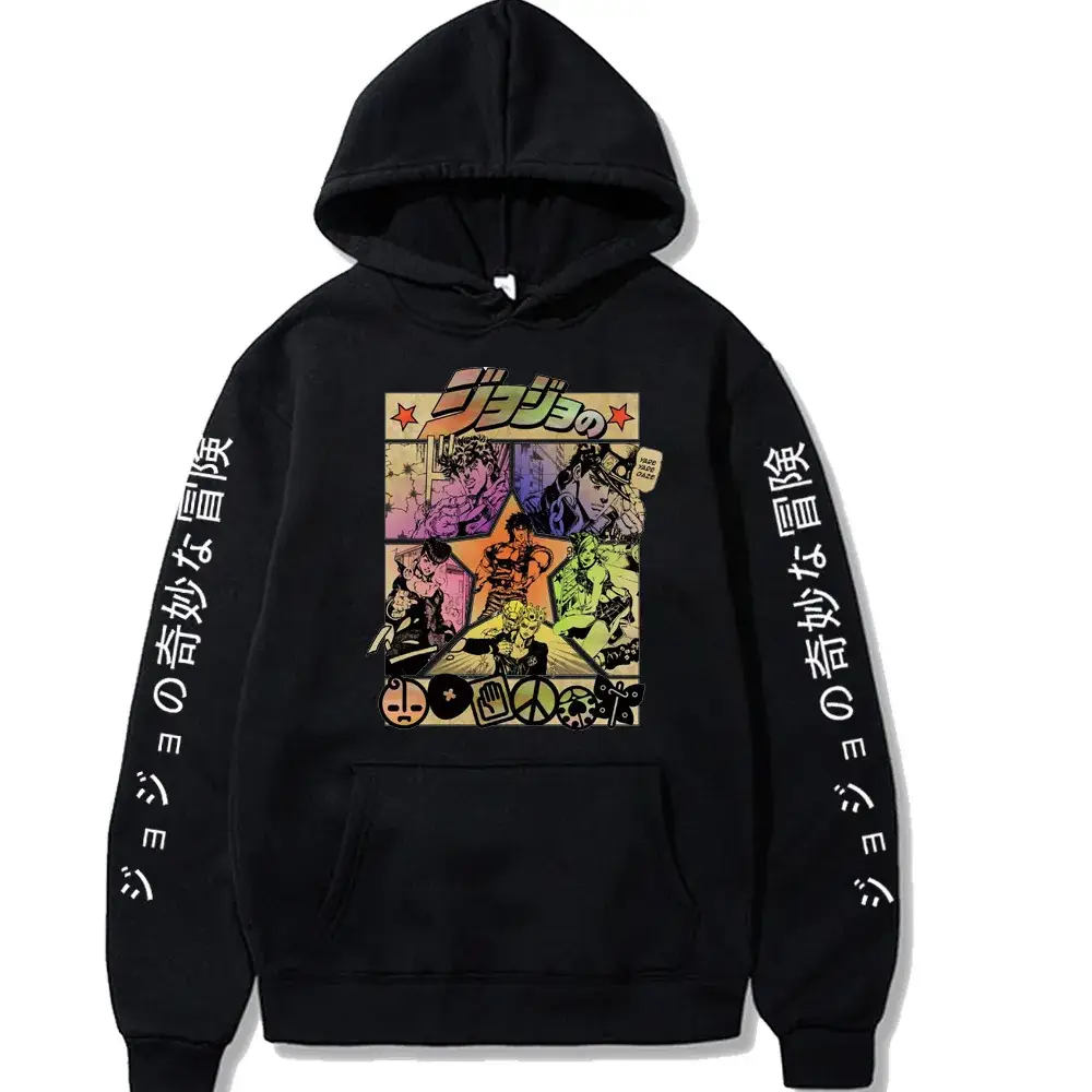 White Cross-Brand JOJO Hooded Sweatshirt for Men Women