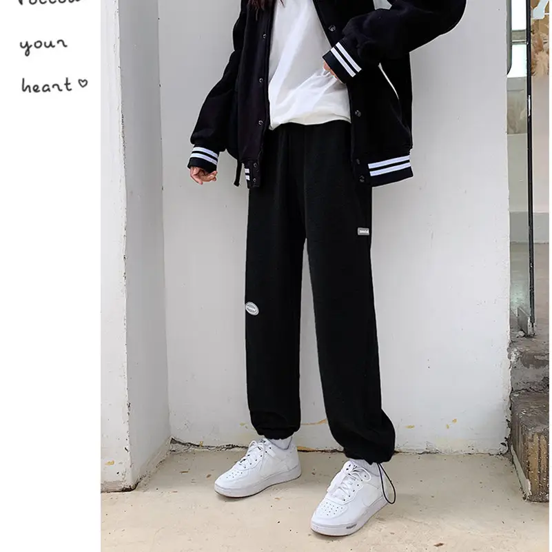 Women Gray Fleece Capri Pants Slimming Winter High Waist - Image 6