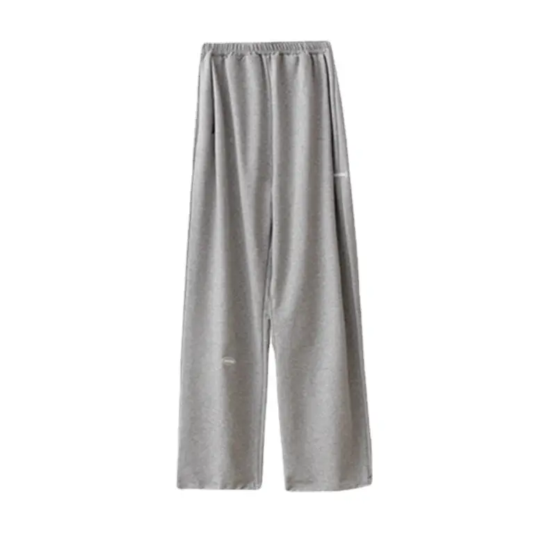 Women Gray Fleece Capri Pants Slimming Winter High Waist - Image 7