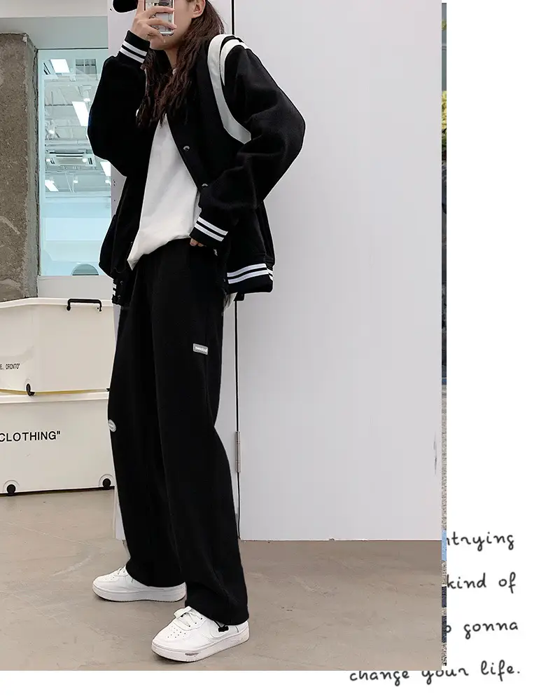 Women Gray Fleece Capri Pants Slimming Winter High Waist — feature 25