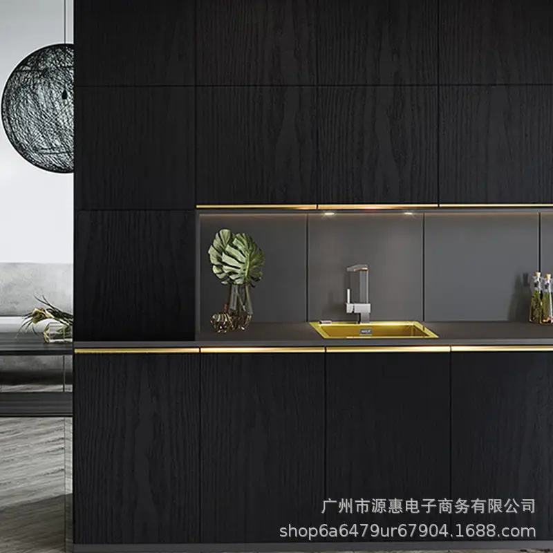 Pure black white wallpaper self-adhesive wood grain waterproof wallpaper frosted matte plain color versatile TV background sticker