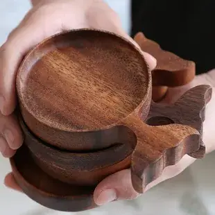 Hand Polished Wooden Rice Bowl Large Medium Small — feature 7