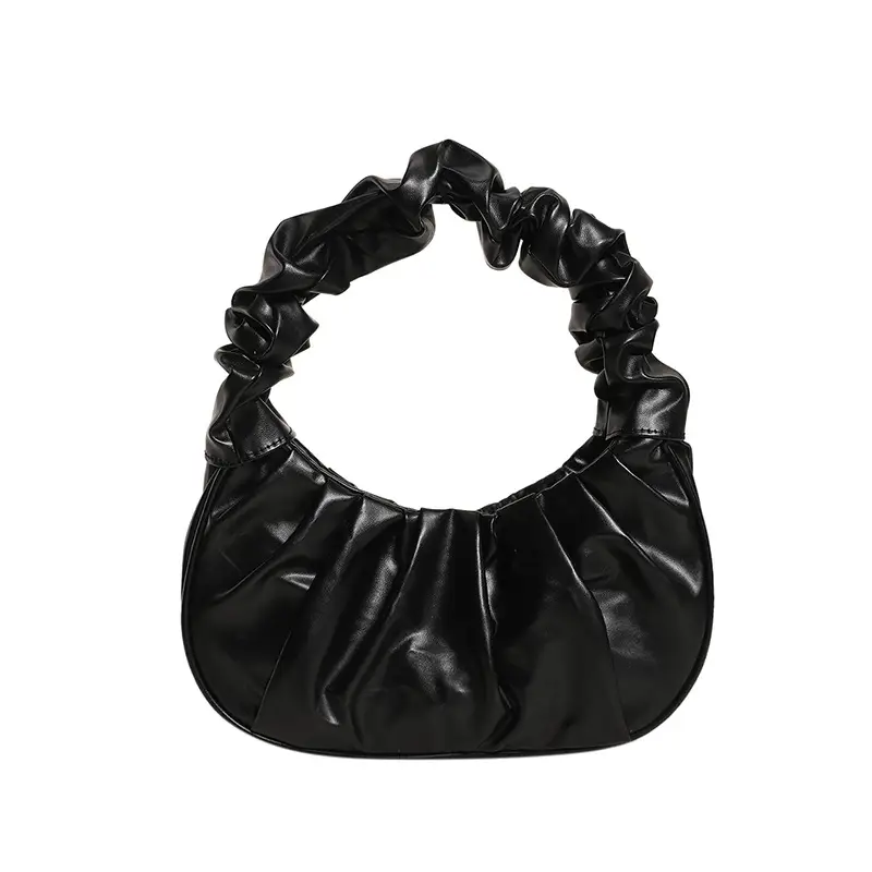 Gold Pleated Women's Shoulder Bag 2020 - Image 2