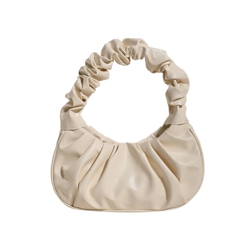 Gold Pleated Women's Shoulder Bag 2020 - Image 3