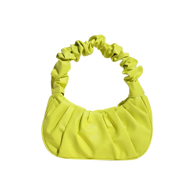 Gold Pleated Women's Shoulder Bag 2020 - Image 4
