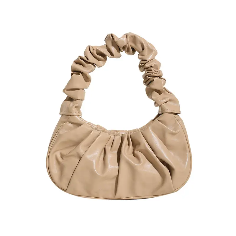 Gold Pleated Women's Shoulder Bag 2020 - Image 7