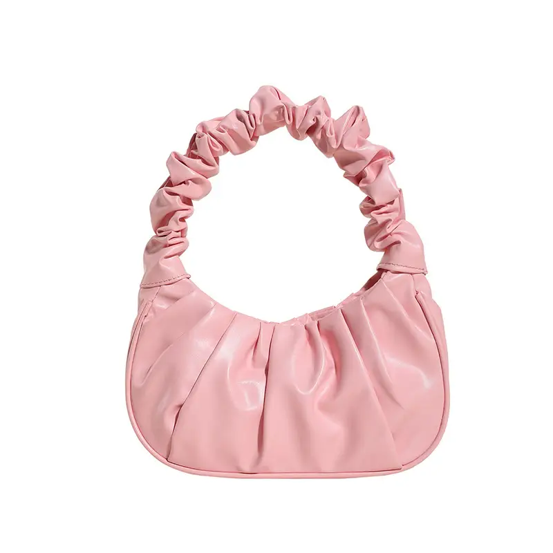 Gold Pleated Women's Shoulder Bag 2020 - Image 8