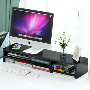 Telescopic Laptop TV Monitor Stand for Double Screen Desk — feature 1