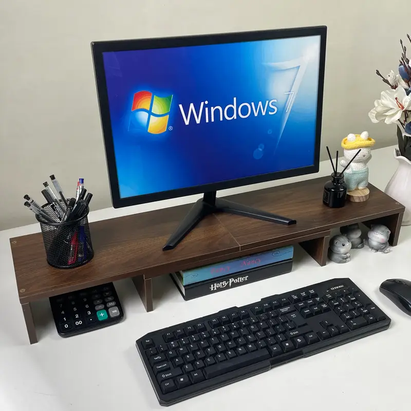 Telescopic Laptop TV Monitor Stand for Double Screen Desk