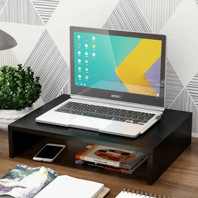 Telescopic Laptop TV Monitor Stand for Double Screen Desk