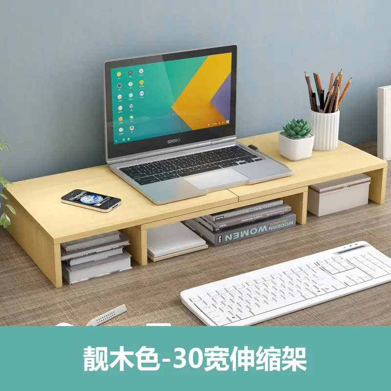 Telescopic Laptop TV Monitor Stand for Double Screen Desk