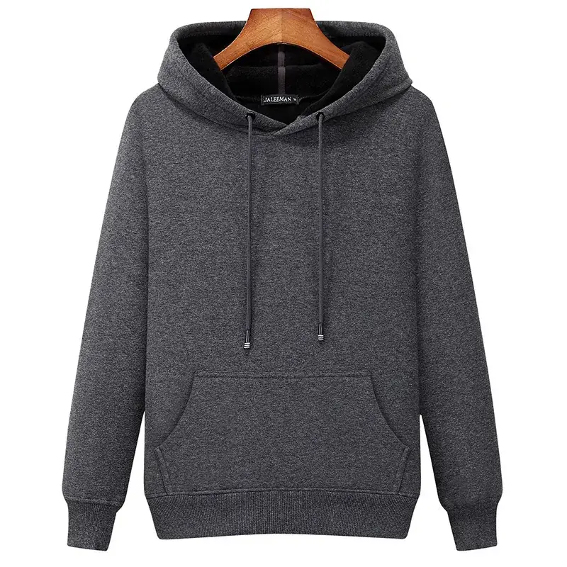 Men's Green Velvet Hooded Sweatshirt - Image 6