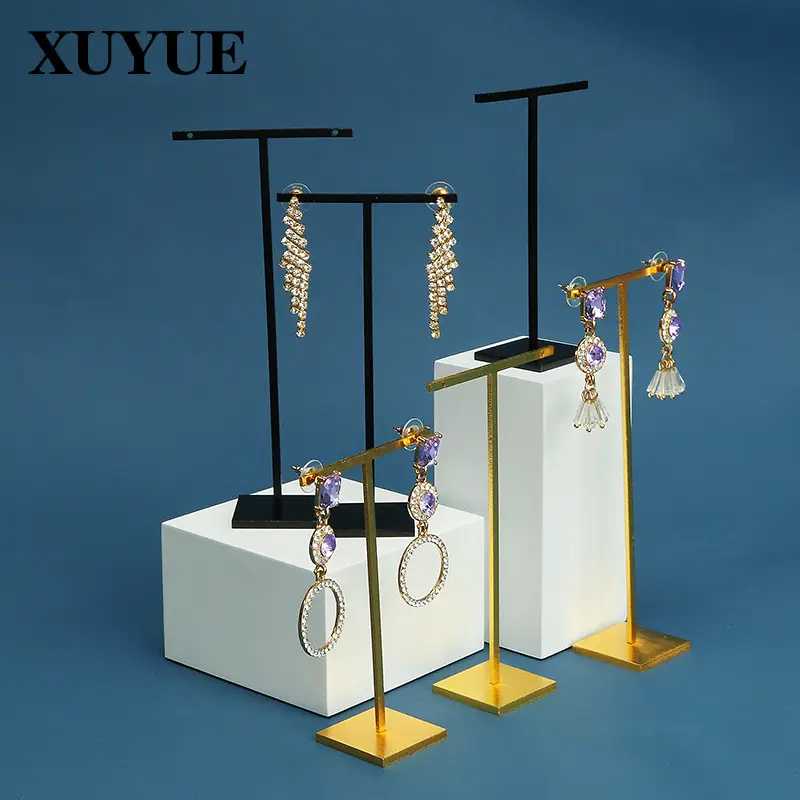 Metal Earrings Display Rack Black Silver Gold - Image 11