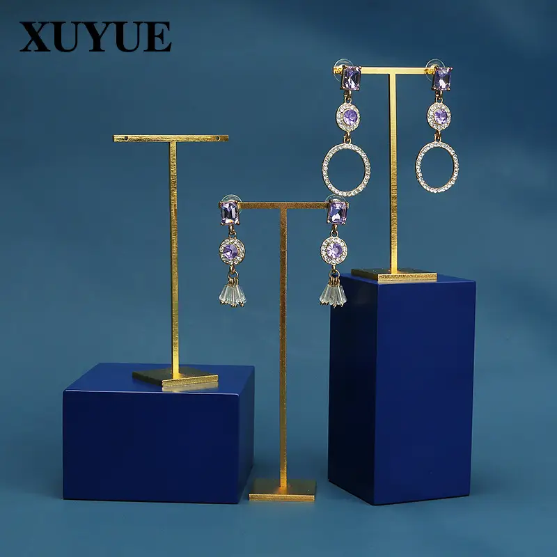 Metal Earrings Display Rack Black Silver Gold - Image 12