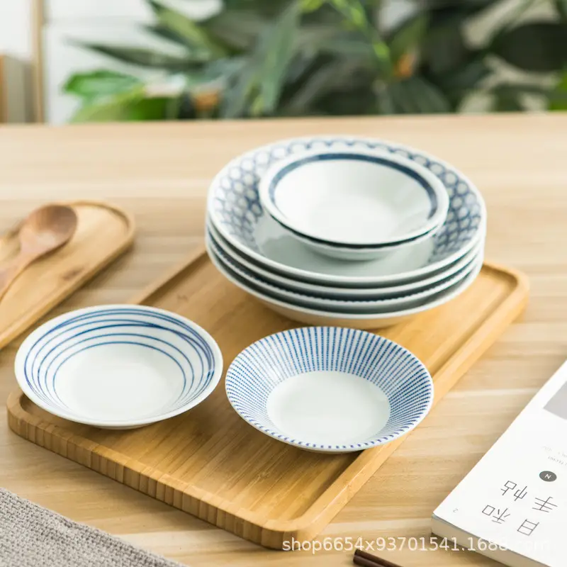 Japanese-style ceramic tableware 5.5 inch bone-spitting dish - Image 6