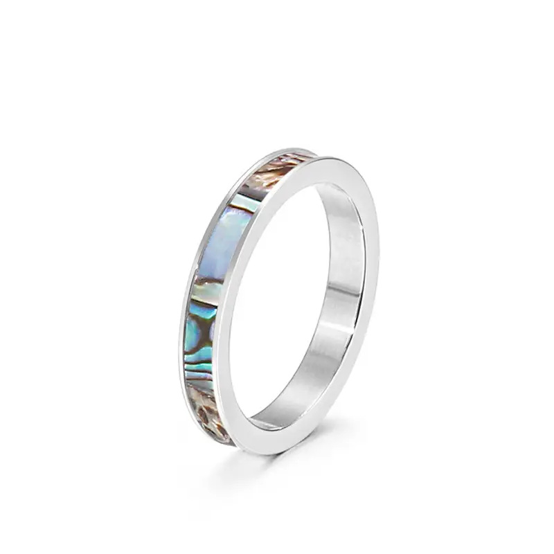 Stainless Steel Multi-Ring with Roman Letter Design - Image 19