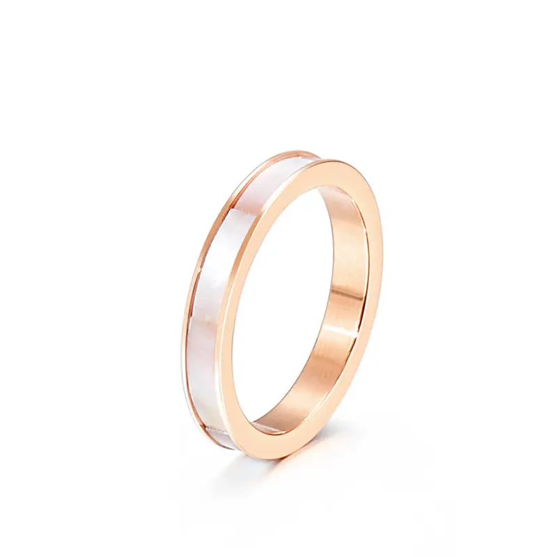 Stainless Steel Multi-Ring with Roman Letter Design - Image 21