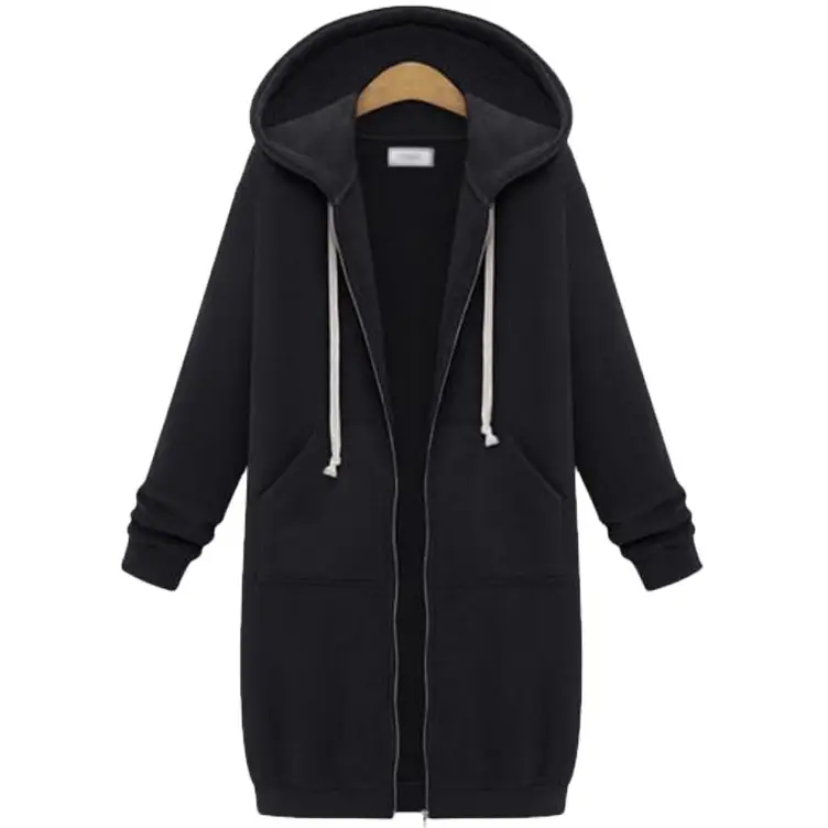 Women Hooded Vest Blue Winter Warm Loose Fit - Image 3