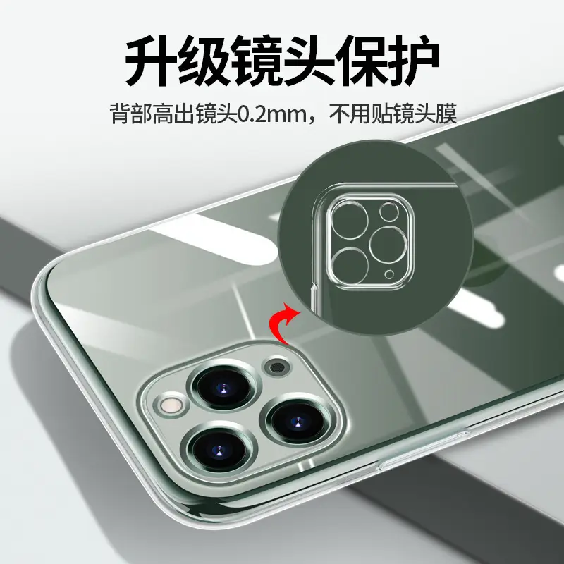 Transparent iPhone 11 Protective Case XR15TPU Full Cover - Image 4